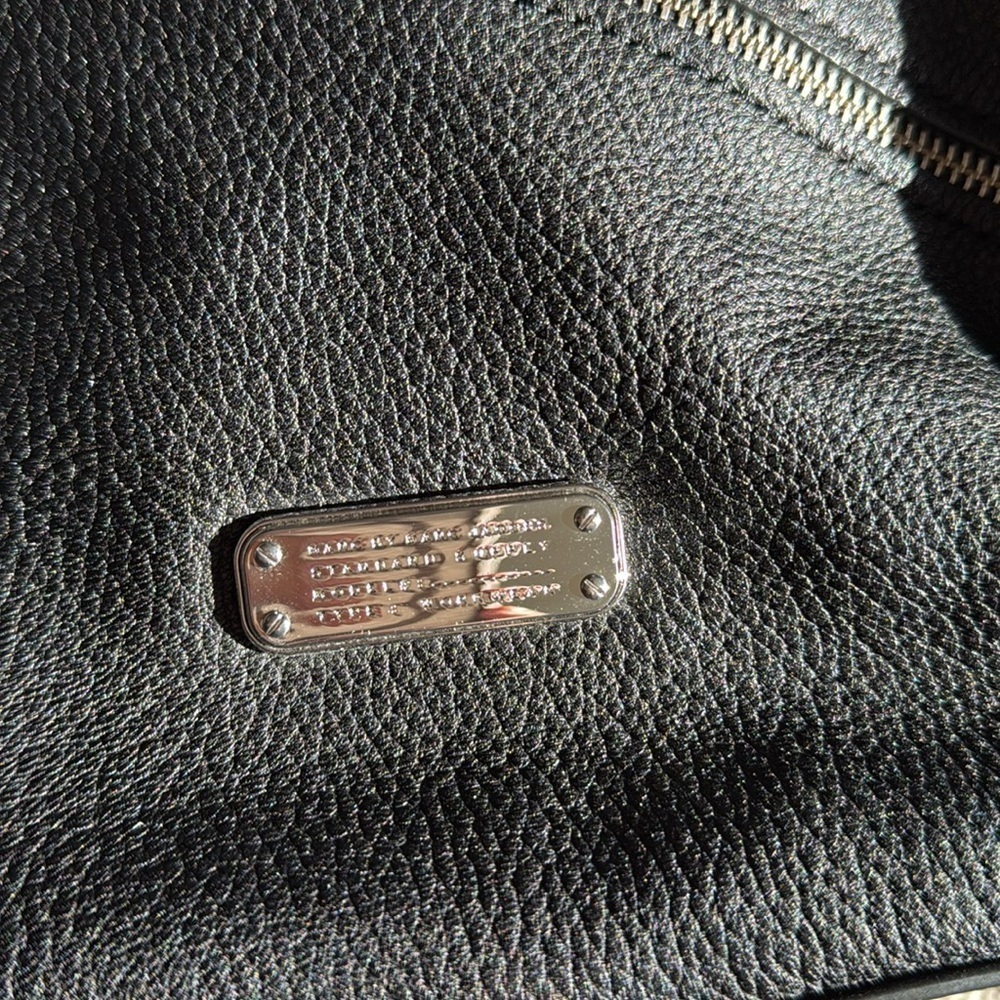 Marc by Marc Jacobs Black Leather Shoulder Crossbody Handbag Bag - Picture 5 of 11
